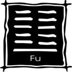 Ancient Asian - Fu Clip Art