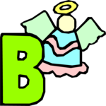 Angel B Clip Art