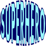 Super Hero - Title Clip Art