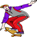 Skateboarding 47 Clip Art