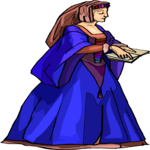 Lady-in-Waiting 3 Clip Art