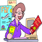 Travel Agent Clip Art