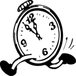 Stop Watch - Running 1 Clip Art