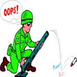 Mortar - Oops! Clip Art