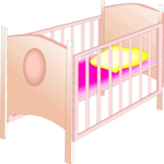 Crib 8 Clip Art