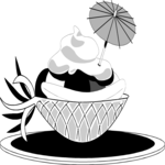 Banana Split 04 Clip Art