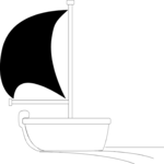 Sailboat 44 Clip Art