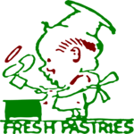 Fresh Pastries 1 Clip Art