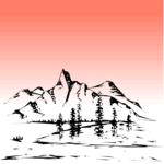 Mountains 026 Clip Art