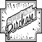 Special Purchase Clip Art