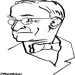 Harry Truman 1 Clip Art