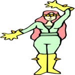 Mutant Super Hero 21 Clip Art