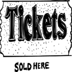 Ticket Booth - Sign Clip Art