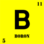 Boron (Chemical Elements) Clip Art
