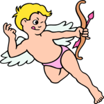 Cupid with Bow 5 Clip Art