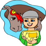 Equestrian - Winner Clip Art