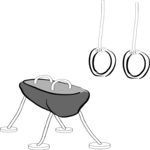 Gymnastics - Equipment 1 Clip Art