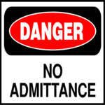 No Admittance Clip Art