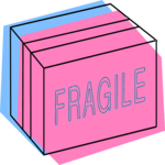 Box - Fragile 3 Clip Art