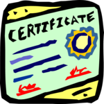 Certificate 1