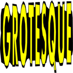 Grotesque - Title