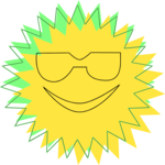 Sun 178 Clip Art