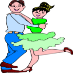 Dancers 80 Clip Art