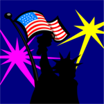 Statue of Liberty 3 Clip Art