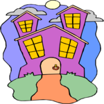 Haunted House 15 Clip Art