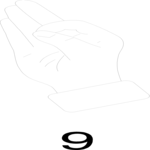 Sign Language 09 Clip Art