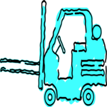 Forklift 14 Clip Art