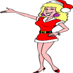 Woman in Holiday Wear 2