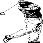 Golfer 29 Clip Art