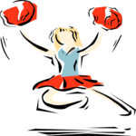 Cheerleader 1 (2) Clip Art