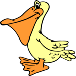 Pelican 4 Clip Art