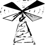 Windmill 27 Clip Art