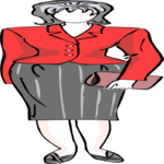 Suit - Woman's 1 Clip Art