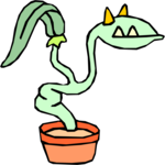 Mutant Plant 26 Clip Art