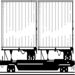 Train - Box Cars Clip Art