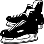 Ice Hockey - Skates Clip Art