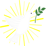 Dove & Branch Clip Art