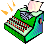 Typewriter 08 (2) Clip Art