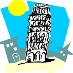 Leaning Tower of Pisa 5 Clip Art
