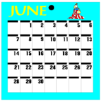 37 June - Mon Clip Art