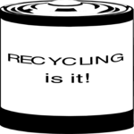 Recycling is it!