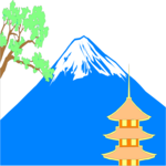 Mt Fuji 1 Clip Art