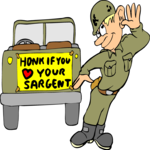 Honk for Sergeant