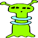 Space Alien 142 Clip Art