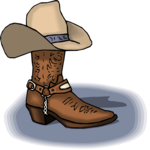 Cowboy Boot & Hat