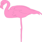 Flamingo 03 Clip Art
